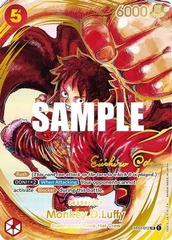 Monkey D. Luffy (OP05 Eiichiro Oda Signature Alternate Art) - ST01-012 - SR